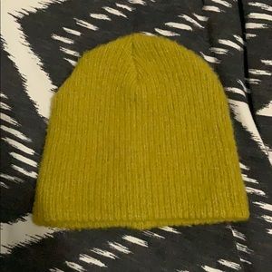 David & Young beanie, chartreuse color.